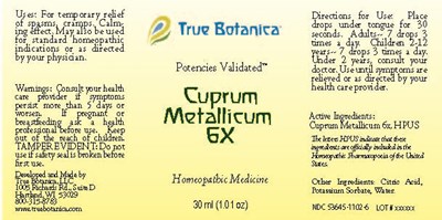 Cuprum Metallicum 6x_30ml_v1 (Cuprum Metallicum 6x 30ml V1)